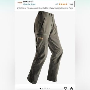NWOT Sitka Gear ascent pants